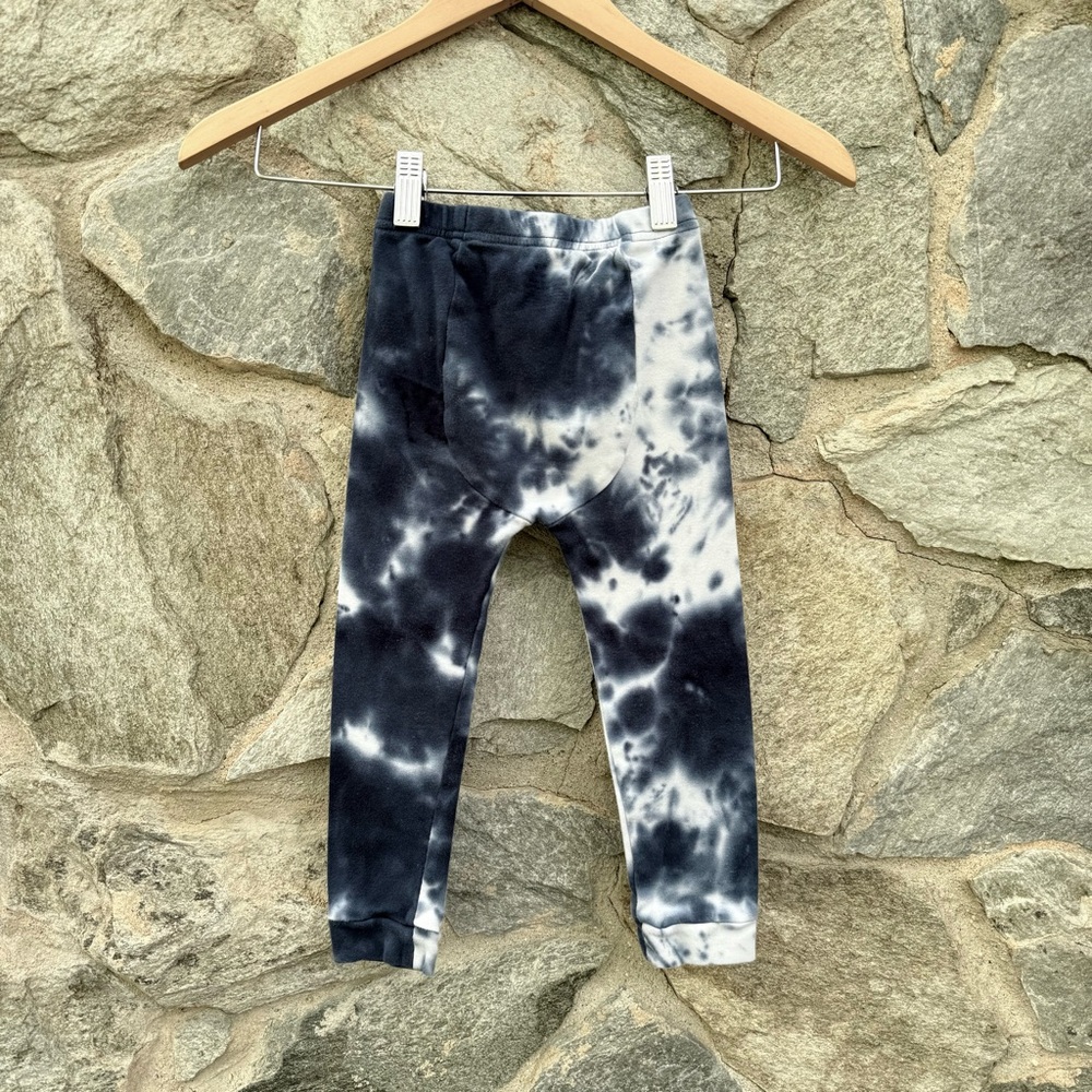 Owlivia Organic Cotton Kids Tie-Dye Leggings size 3t - Picture 3 of 3